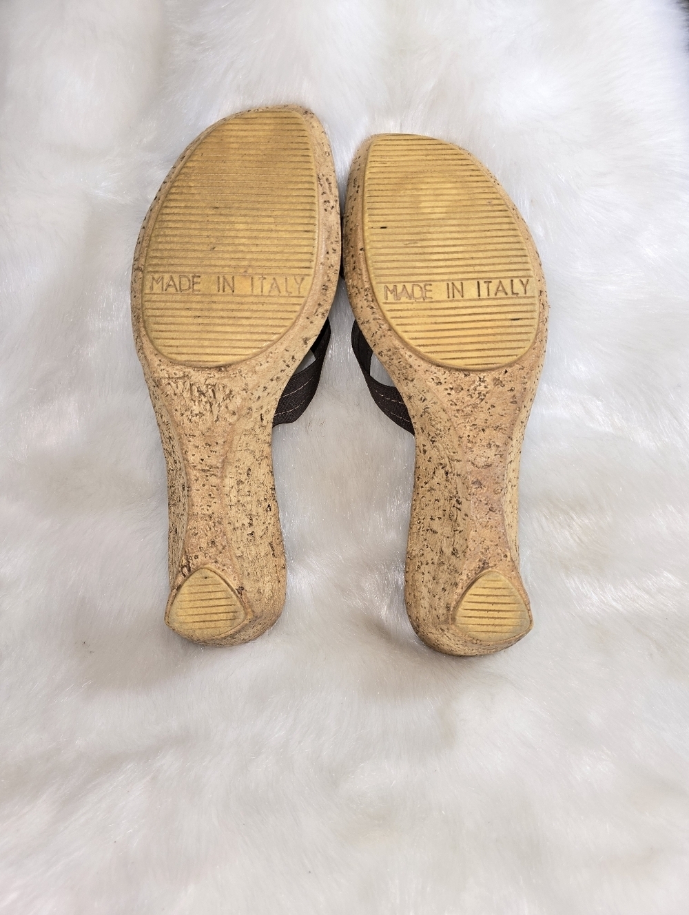 Italian Shoemakers Womens Wedge Slide Sandals - Picture 8 of 12